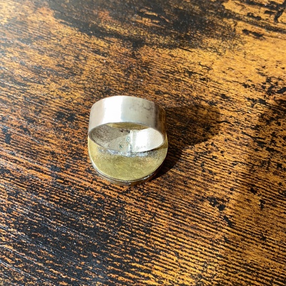 Vintage silver ring with a coin from Qajar (Persia) - Picture 6 of 8